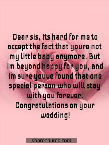 best wishes for sister in law on her wedding
